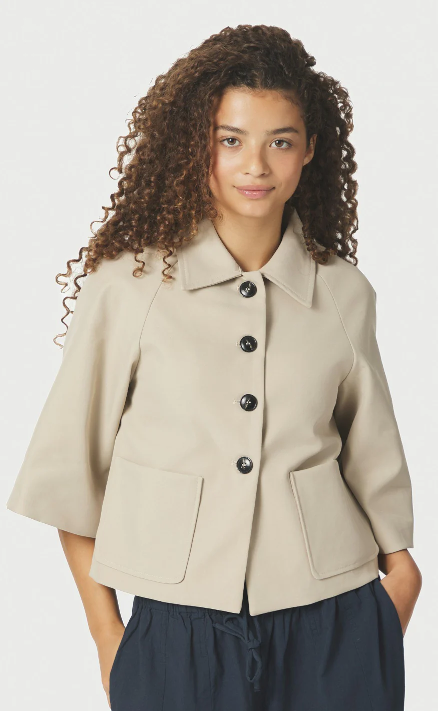 Neo Noir Jakke - Rosemma Mini - Beige - Image 2